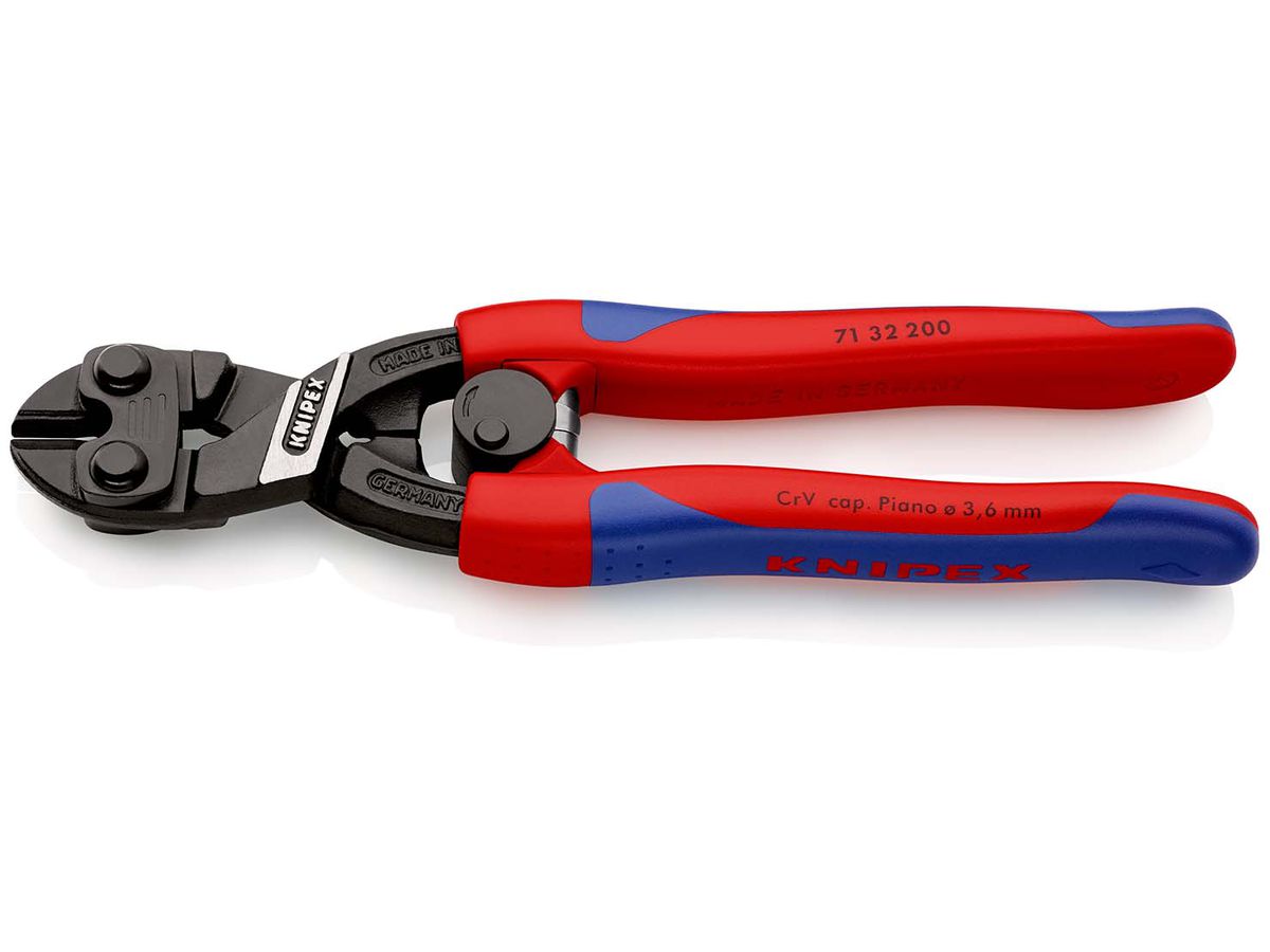 KNIPEX 71 32 200 CoBolt Kompakt- Bolzenschneider Mehrk. atra. 200 mm