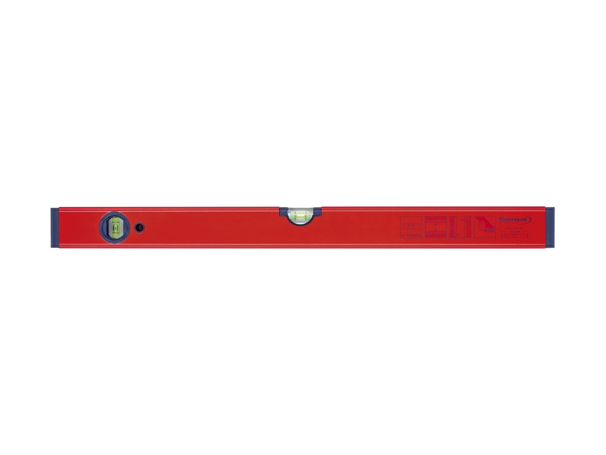 Spirit level LM magnet 60cm red powder FORMAT