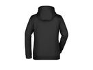 JN Ladies Doubleface Jacket JN354 55%PES/45%BW, black/red, Größe L