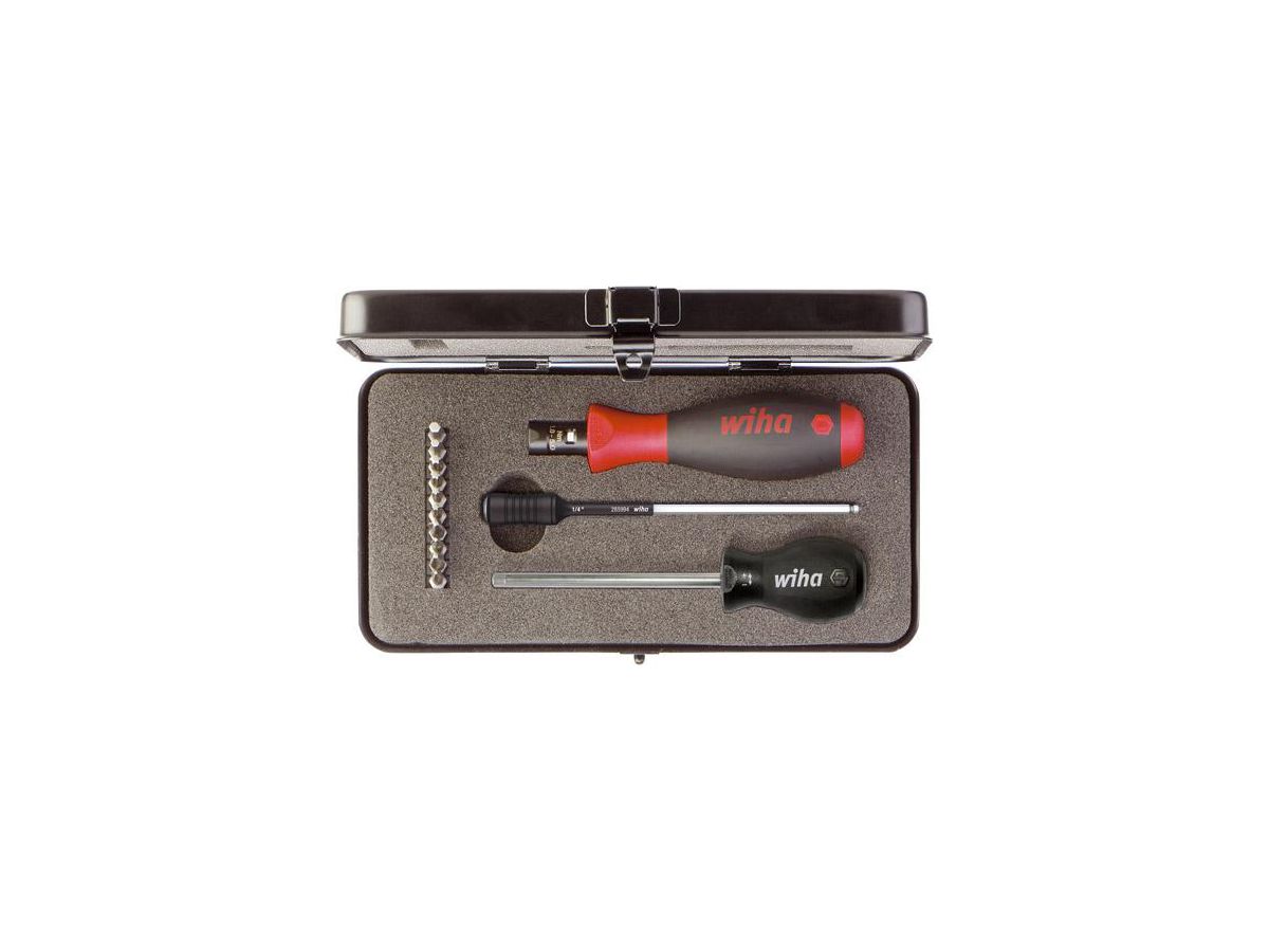 Drehmo.-Schraubendr.-Stz. 13tlg.0,8- 5Nm TX+IP Wiha