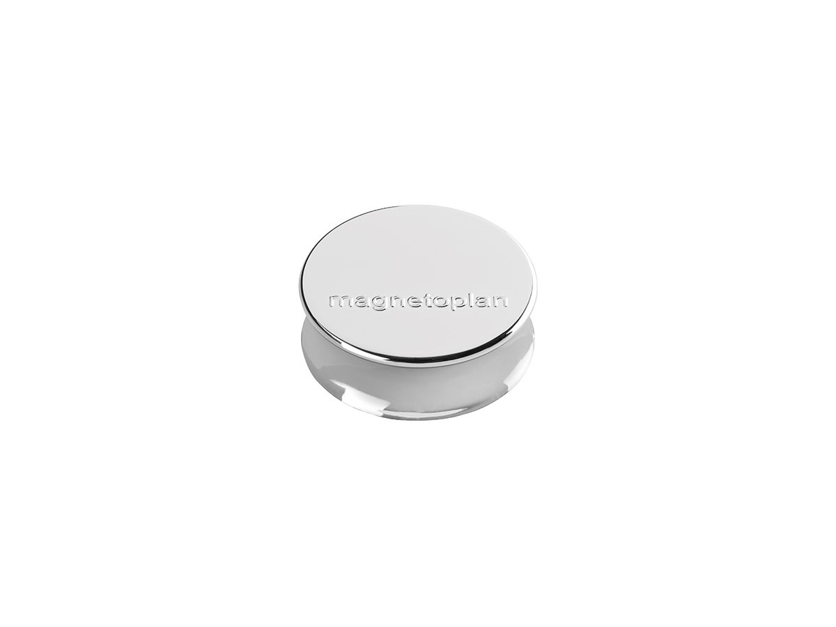 magnetoplan Magnet Ergo Large 1665032 34mm silber 10 St./Pack.
