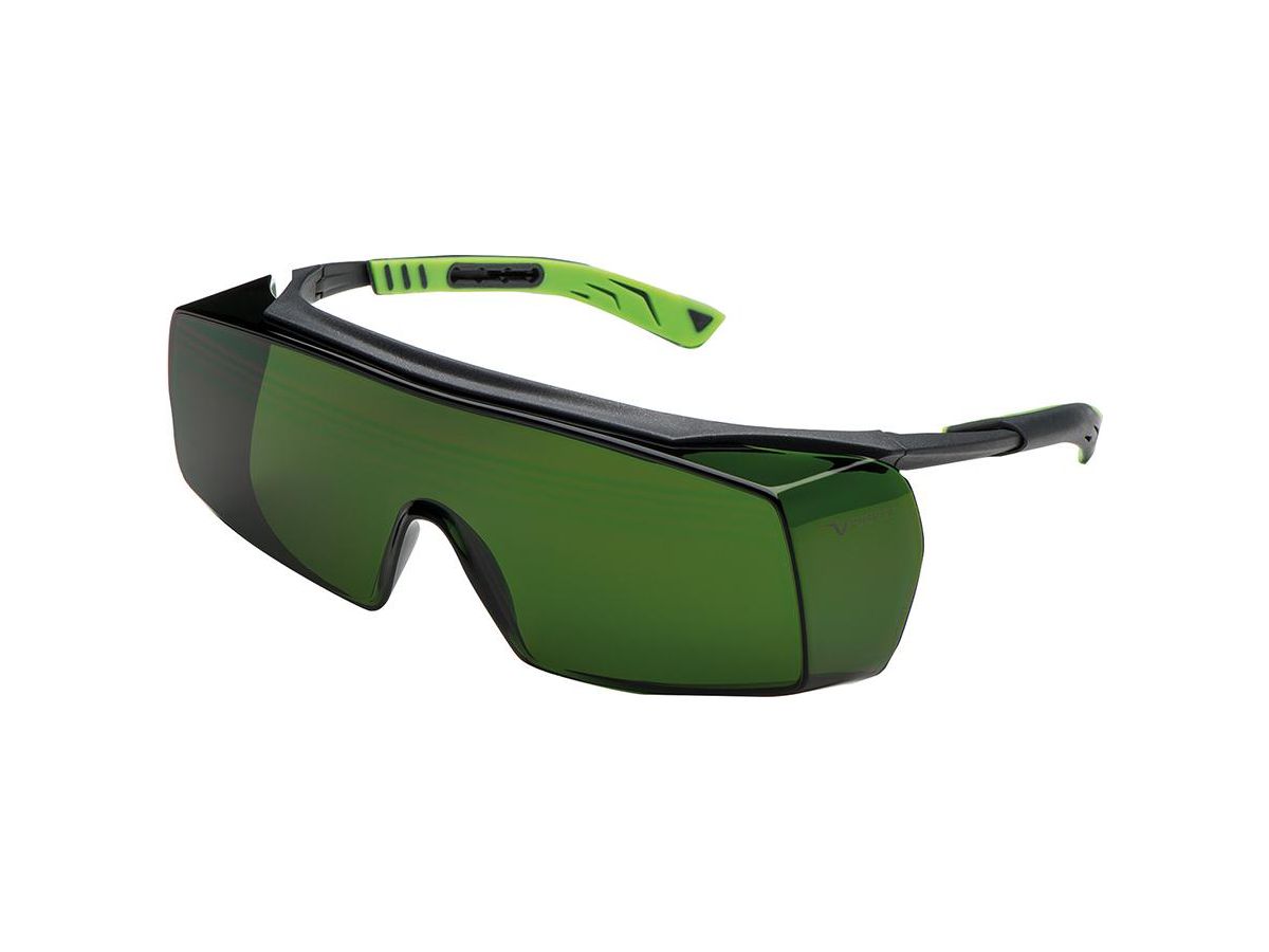 Univet Überbrille 5X7 Ultimate Overspecs IR3, grün, kratzfest