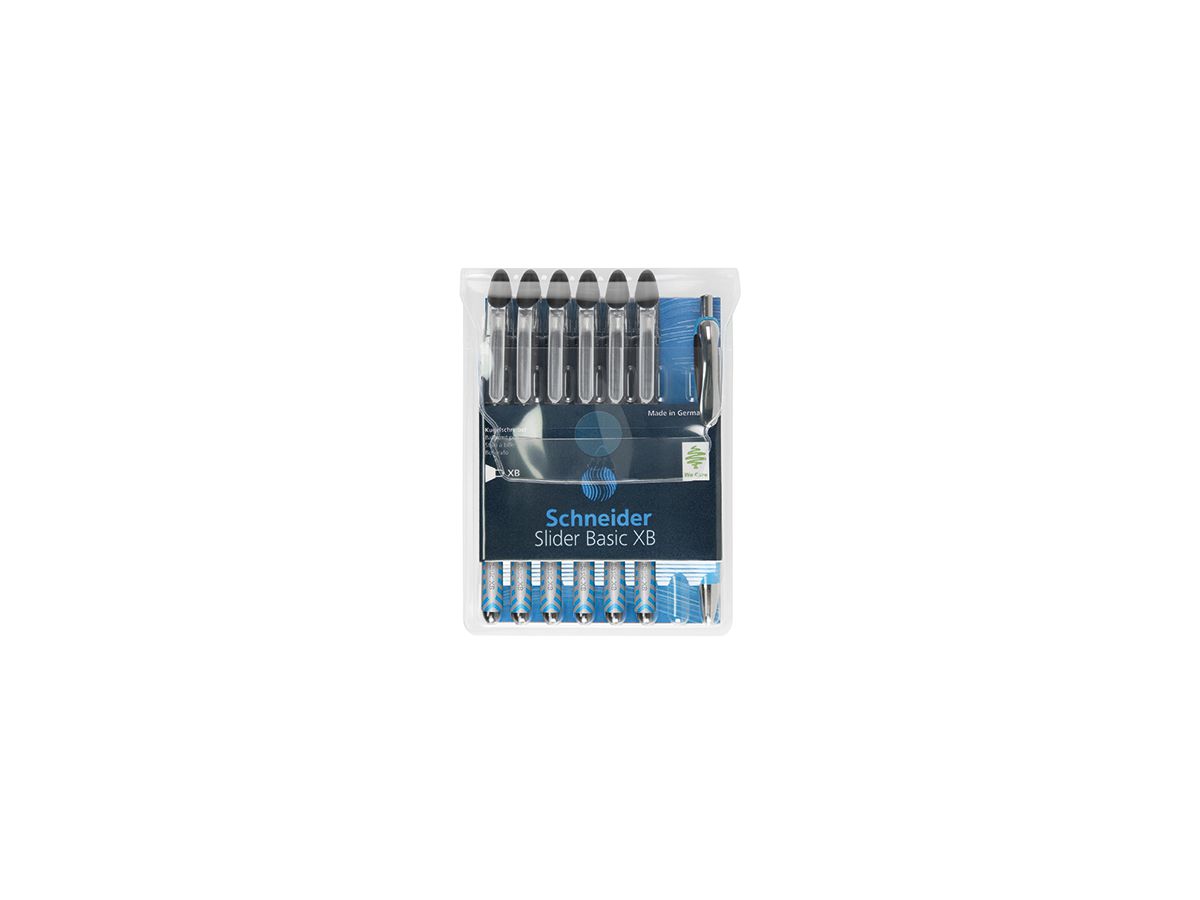 Schneider Kugelschreiber Slider XB 50-151276 schwarz 6 St./Pack.