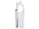 JN Workwear Vest - COLOR - JN850 white/royal, Größe 6XL