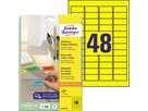 Avery Zweckform Etikett L6041-20 45,7x21,2mm gelb 960 St./Pack.