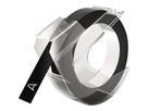 DYMO Prägeband 520109 9mmx3m sk Kunststoff glänzend schwarz