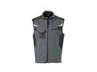 JN Workwear Softshell Vest JN845 100%PES, carbon/black, Größe 3XL