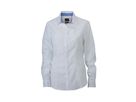 JN Ladies Plain Shirt JN618 100% BW, white/royal-white, Größe M