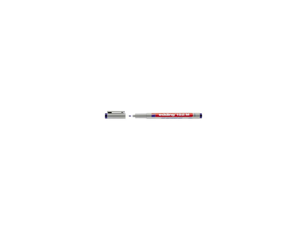 edding Folienschreiber 152 M 4-152003 non-permanent blau