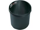 Papierkorb 12 l schwarz schwer entflammb.