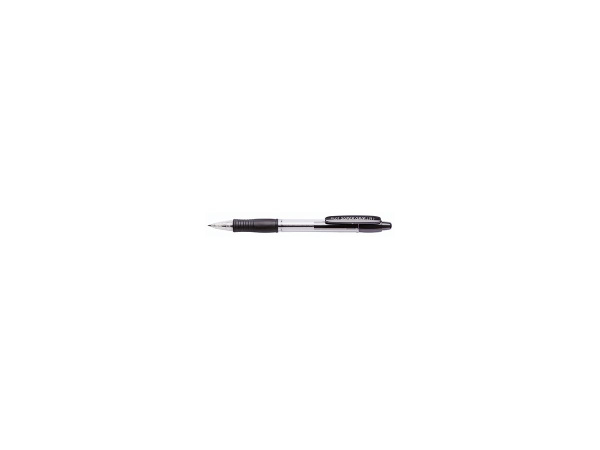 PILOT Druckkugelschreiber SUPER GRIP M 2030001 0,4mm schwarz