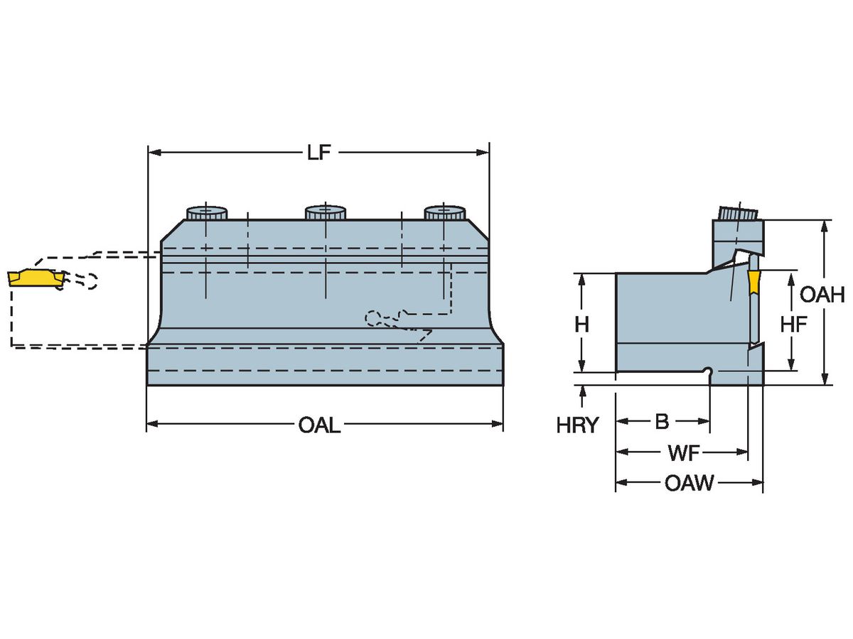 COROMANT Spannblock für Kassetten