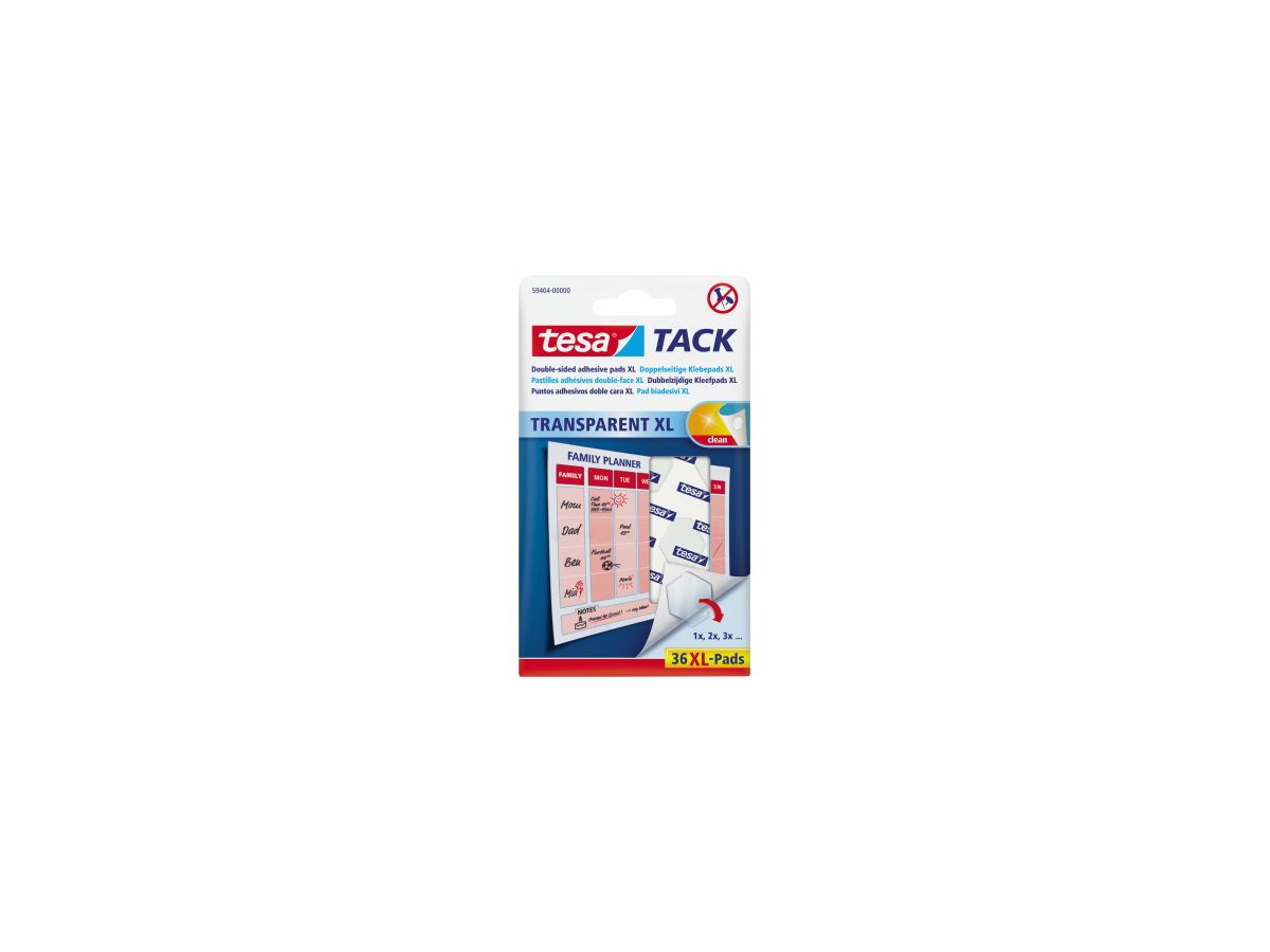 tesa Klebepad TACK XL 59404-00000 36 St./Pack.