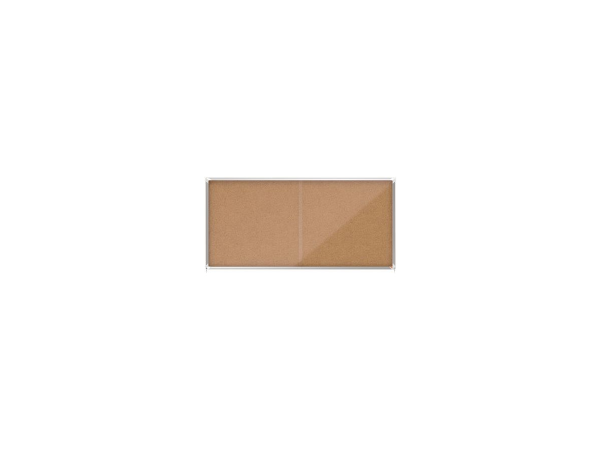 Nobo Schaukasten Premium Plus 1915333 Innen Schiebetür 27xA4