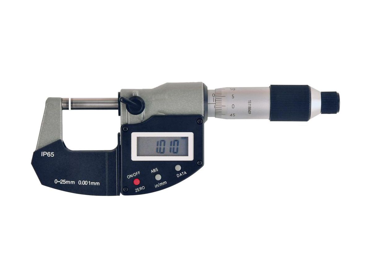 FORMAT Bügelmessschraube digital 0-25mm IP65
