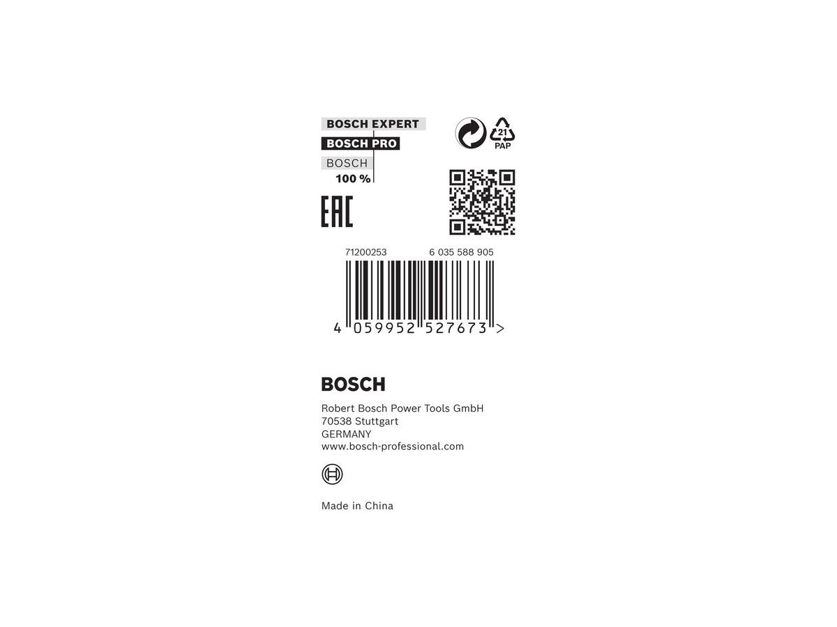BOSCH Reduzierring 20x15,875x1,0 mm