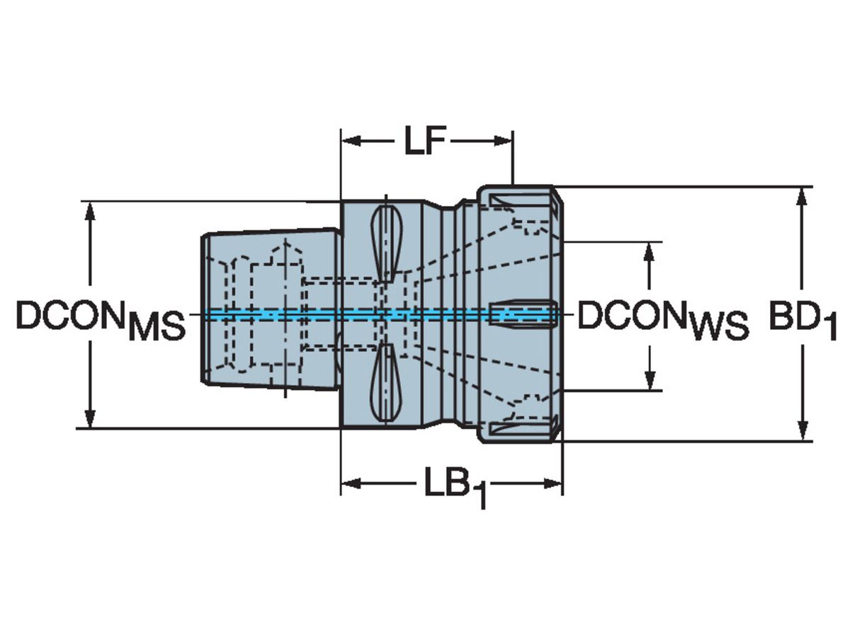 COROMANT Capto auf ER Spannzangenfutter C4-391.14-32054