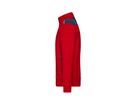 JN Herren Sweat-Jacke JN870 red/navy, Größe XXL