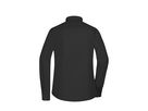 JN Ladies' Shirt Longsleeve Poplin JN677 black, Größe M