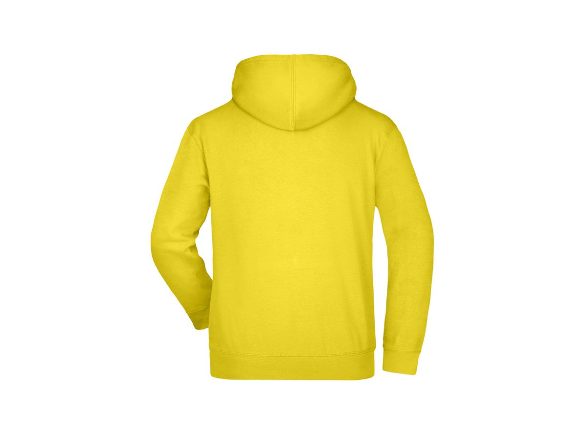 JN Hooded Sweat JN047 80%BW/20%PES, sun-yellow, Größe L