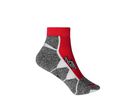 JN Sport Sneaker Socks JN214 red/white, Größe 45-47