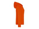 JN Promo Zip Hoody Lady JN755 80%BW/20%PES orange Gr. L