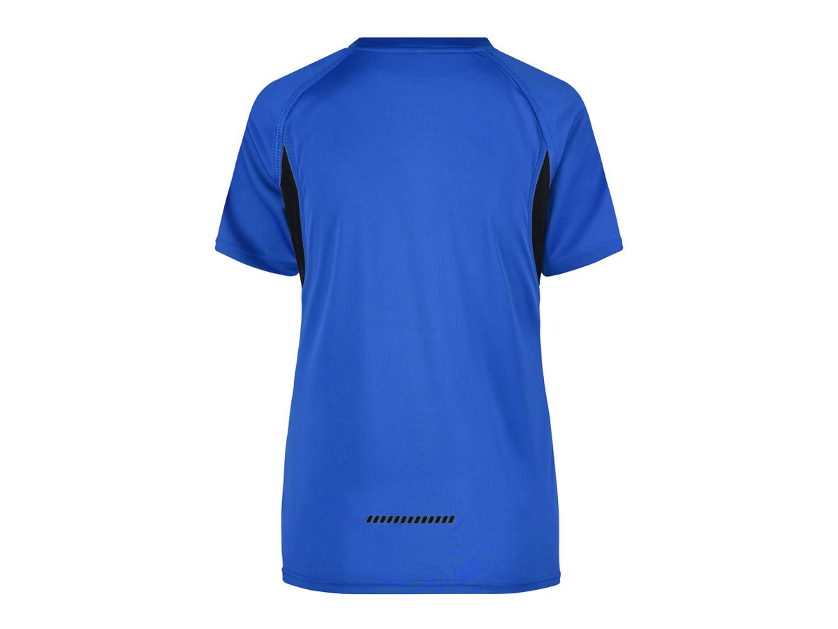 JN Ladies Running-T JN316 100%PES, royal/black, Größe M