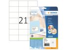 HERMA Etikett PREMIUM 5054 70x42,3mm weiß 525 St./Pack.