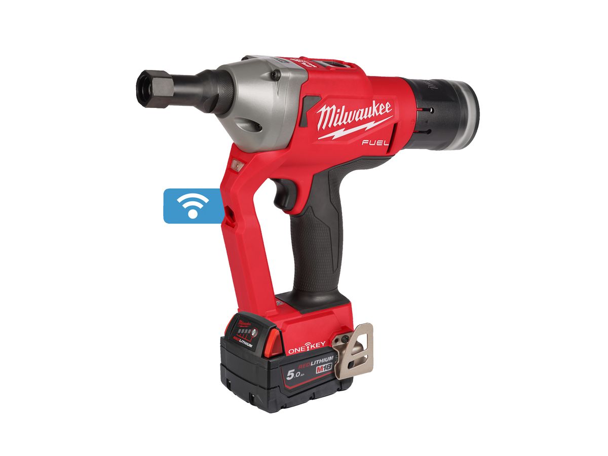 MILWAUKEE Akku-Schließringbolzen- Setzgerät M18 ONEFLT-502X