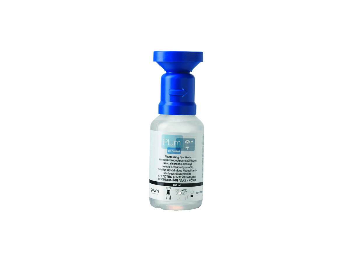 PLUM Augenspülflasche pH NEUTRAL 200 ml, (4,9 % Phoshhatpufferlösung)