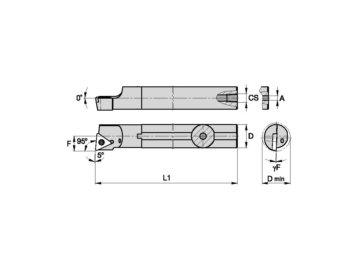 KENNAMETAL Aufschraubbar S-Klemmung Für