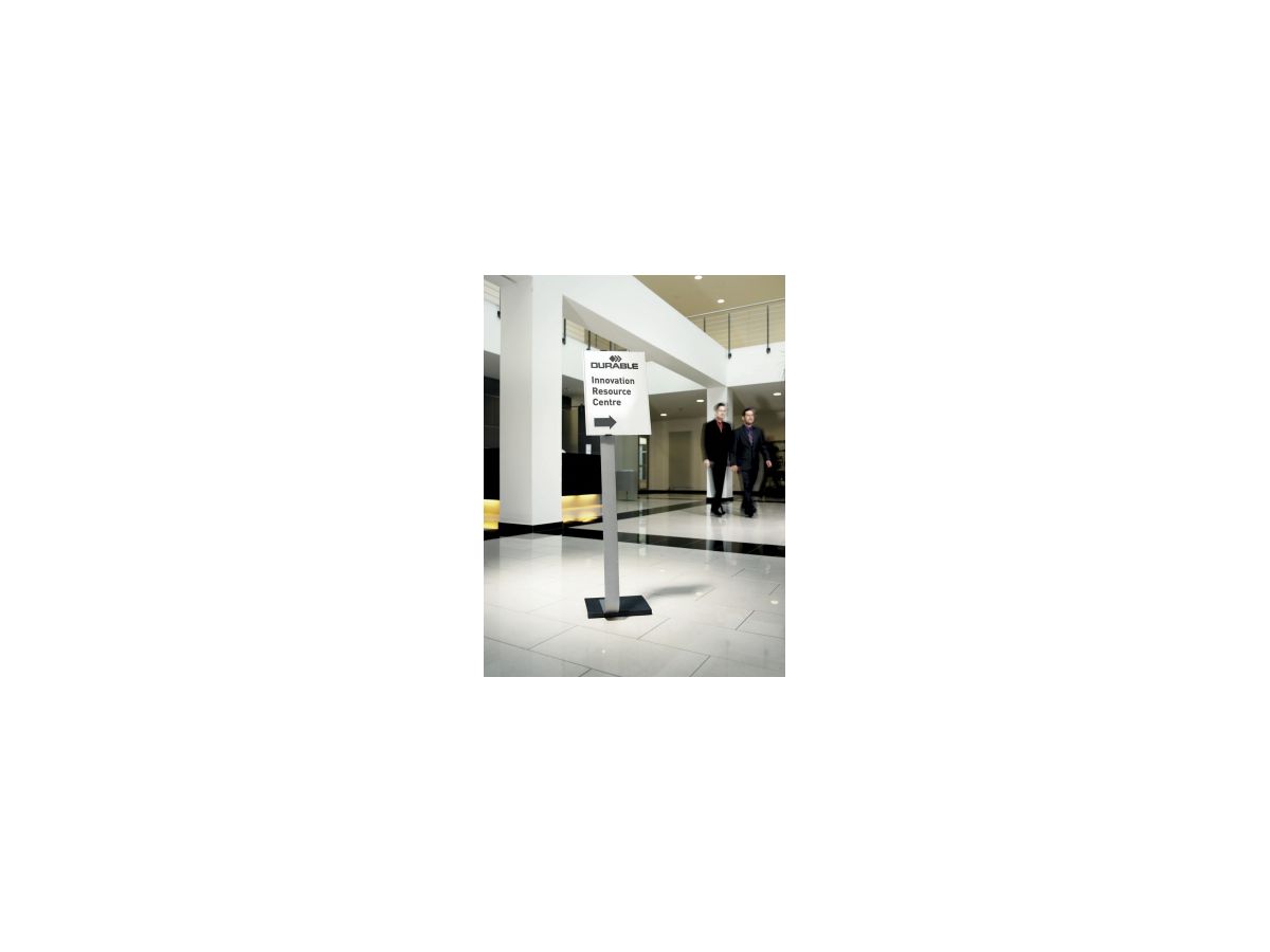 DURABLE Bodenständer INFO SIGN stand A3 481323 Aluminium