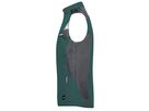 JN Craftsmen Softshell Vest JN825 100%PES, dark-green/black, Größe XS