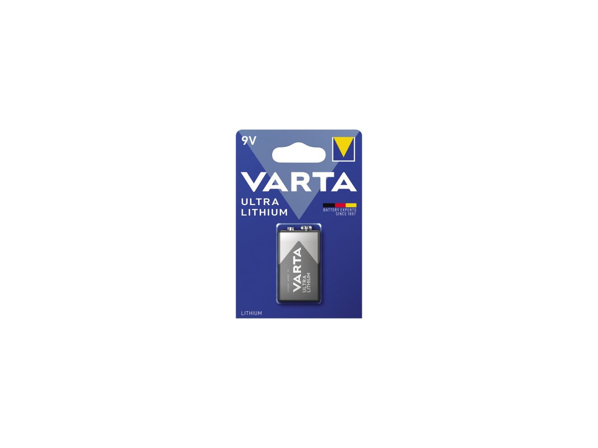 Battery PROFESSIONAL Lithium 9V 1pc Bli