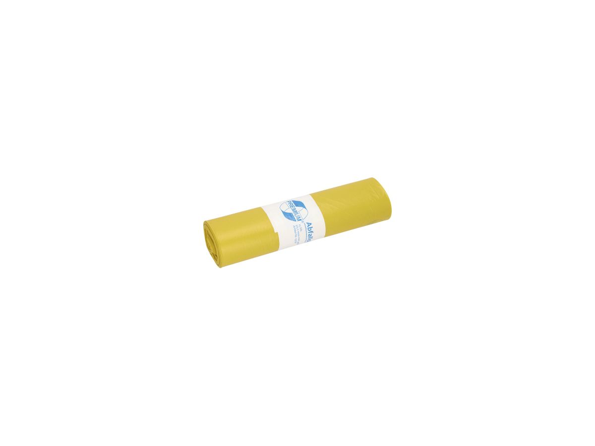 Abfallsack Standard 575x1000mm 70l gelb 25 St./Pack.