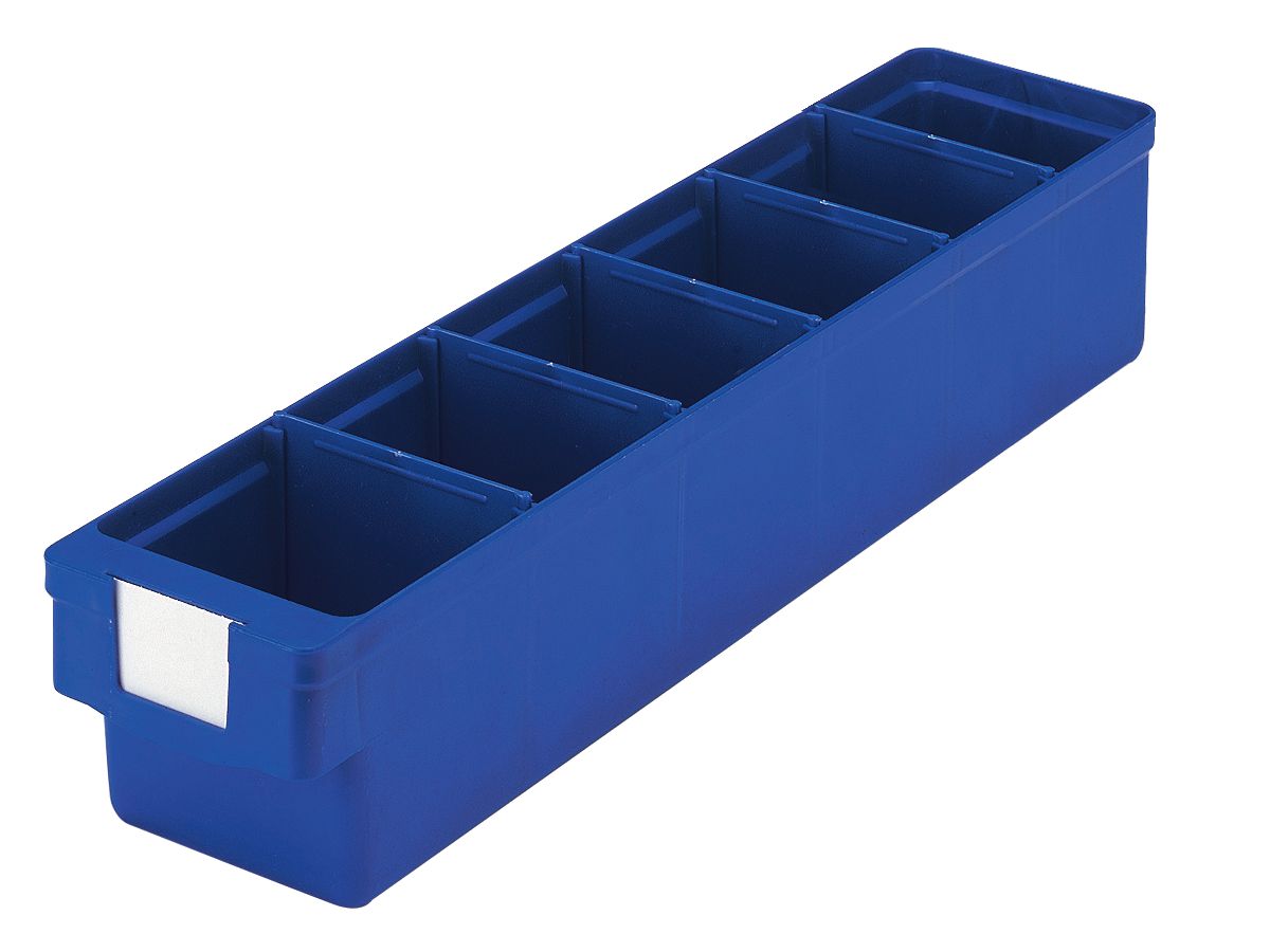 Kleinteile - Box PP 500 x 93 x 83 mm blau