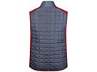 JN Men's Knitted Hybrid Vest JN740 red-melange/anthracite-melange Gr. XL