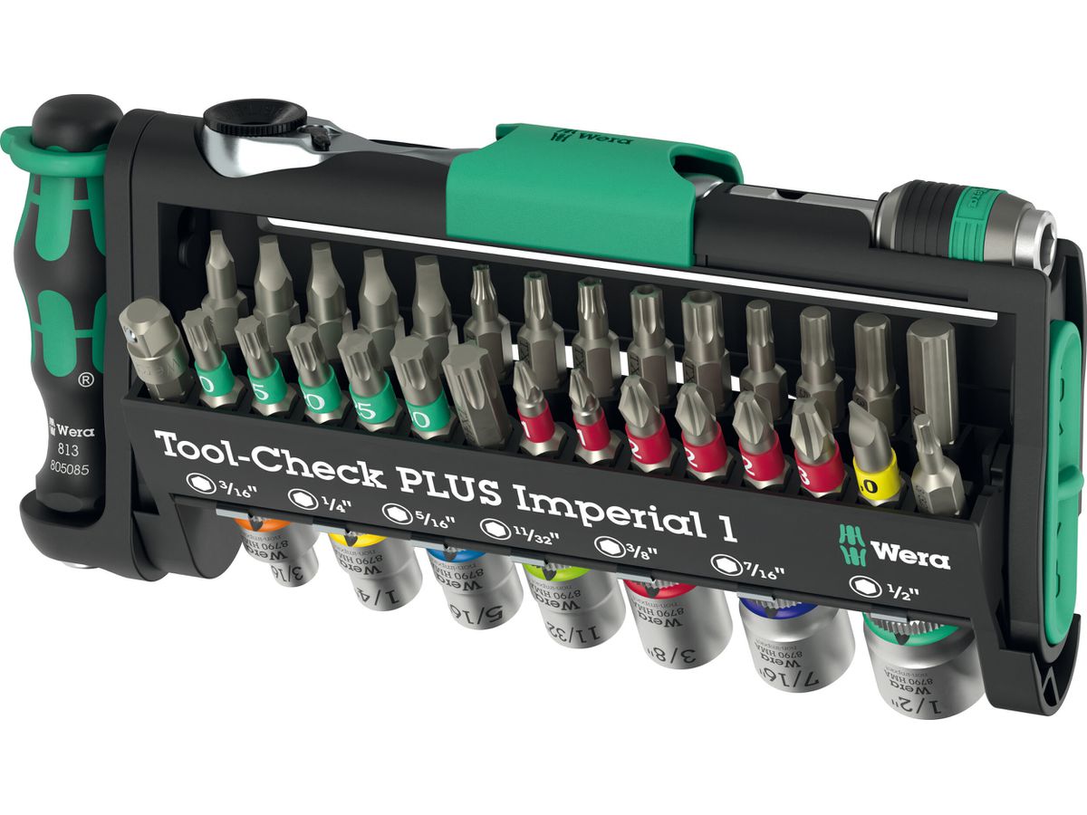 WERA Tool-Check PLUS Imperial 1 39-tlg Tool-Check Plus Imperial 1, 39-teilig