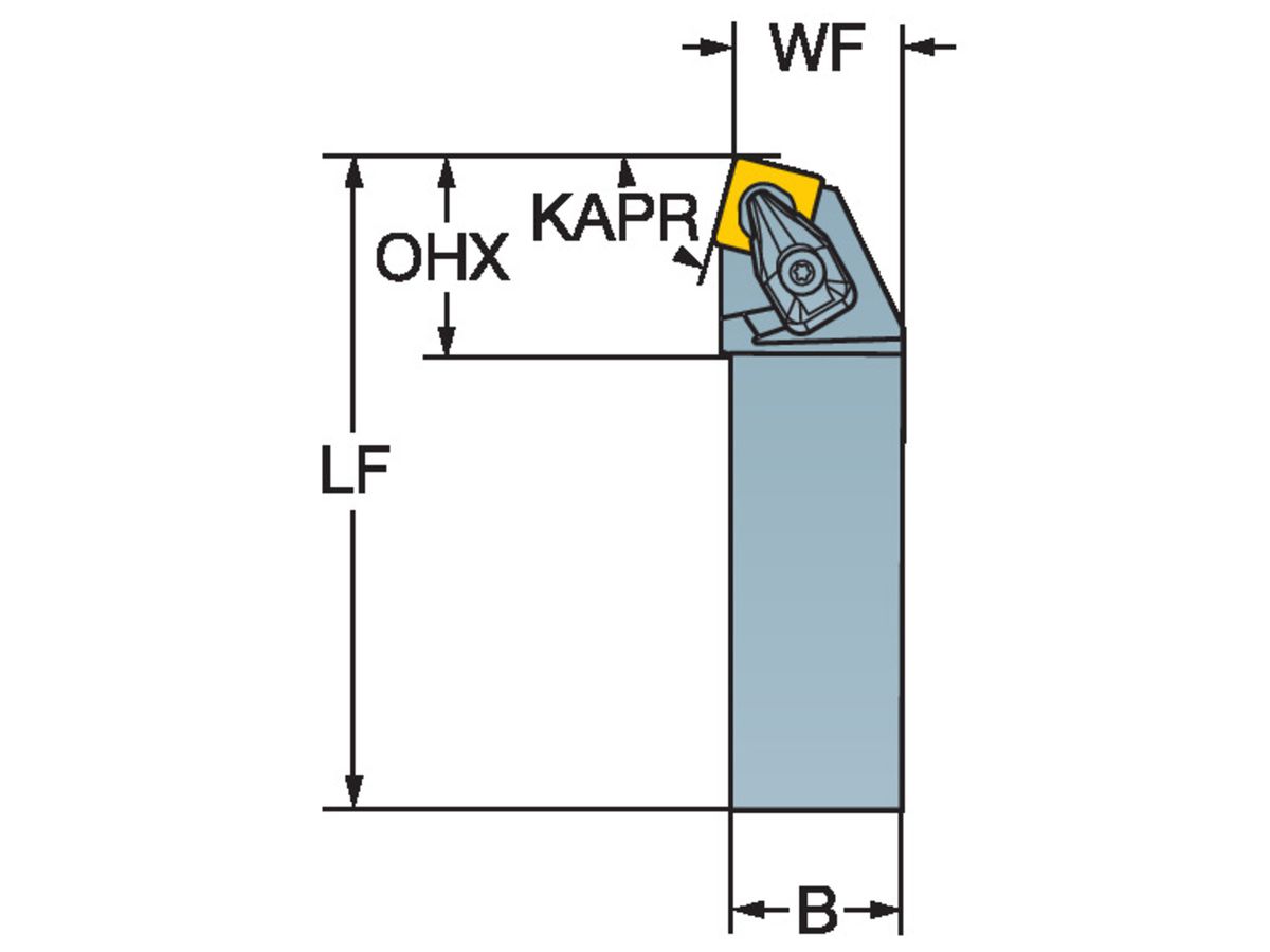COROMANT T-Max Schaftwerkzeug zum Drehen CSRNL3225P12-4