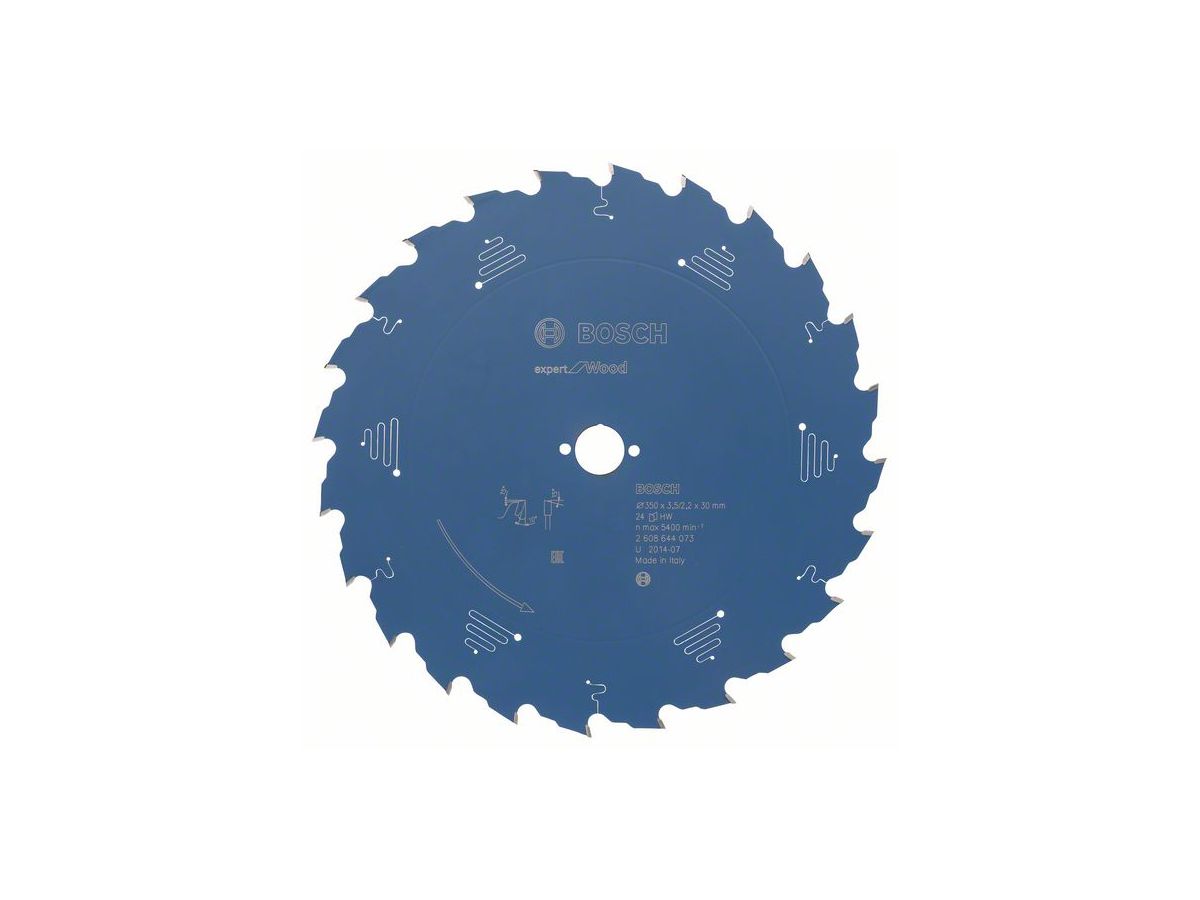 BOSCH Kreissägeblatt Expert for Wood 350x30x3,5/2,5 mm, 24 Z