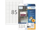 HERMA Etikett 8337 37x13mm PES weiß 2.125 St./Pack.