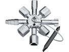 KNIPEX 00 11 01 TwinKey Schaltschrankschlüssel f. Schränke 92 mm