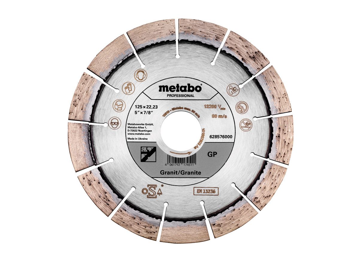 METABO Diamanttrennscheibe GP pro 125x22,23 mm