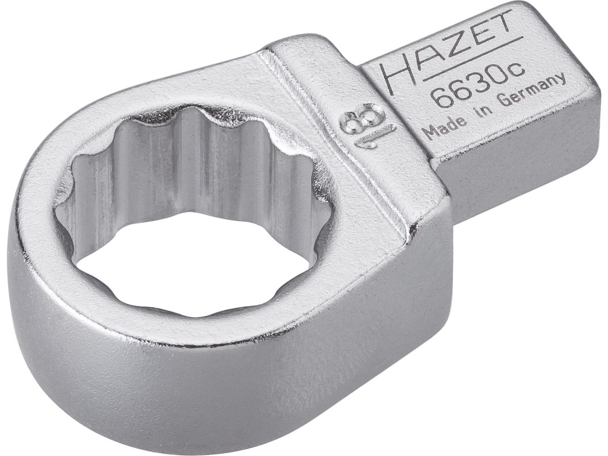 Plug-in ring spanner 18mm 9x12mm Hazet