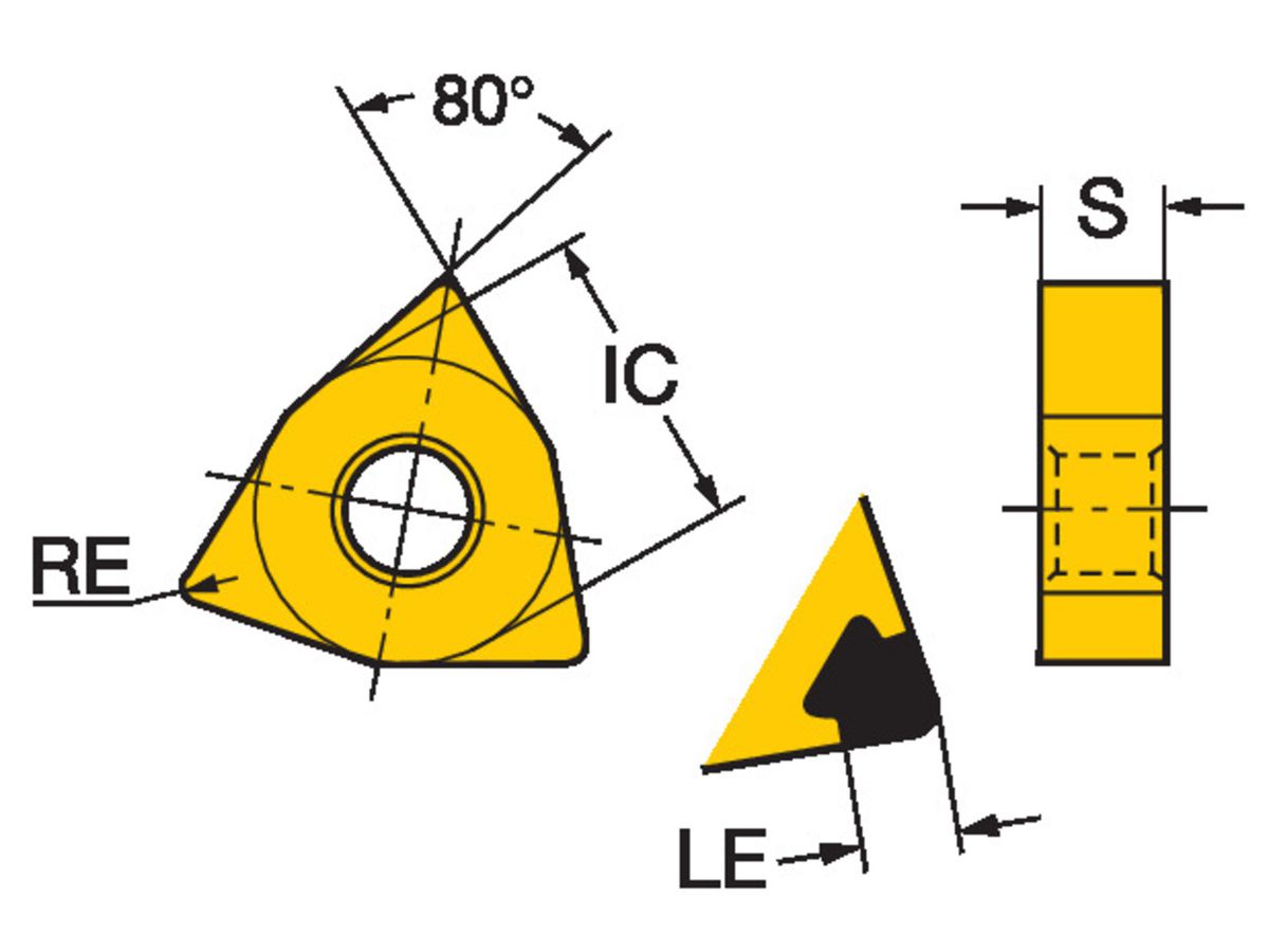 COROMANT T-Max P Schneidplatte zum