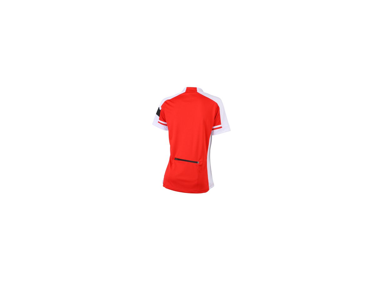 JN Ladies Bike-T Half Zip JN451 100%PES, red, Größe M