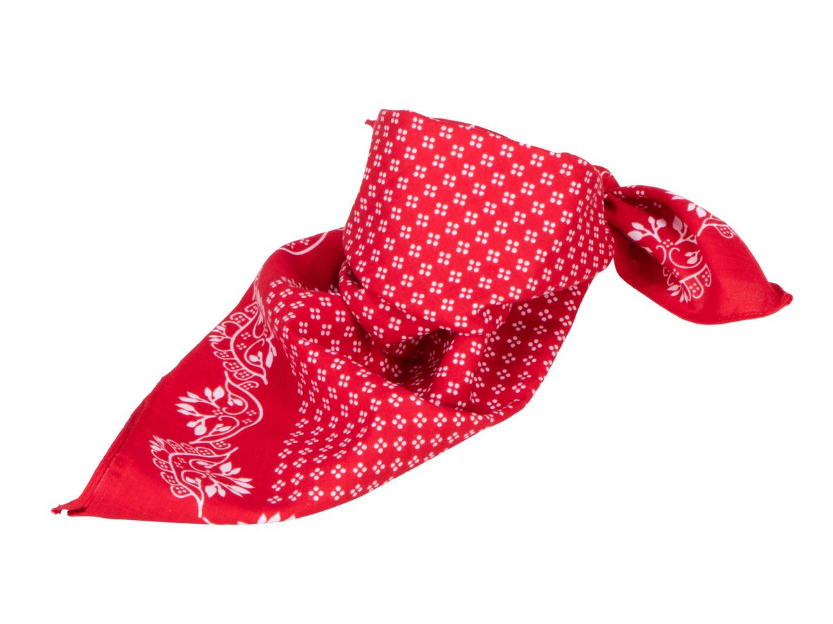 mb Traditional Bandana MB6400 red/white, Größe one size