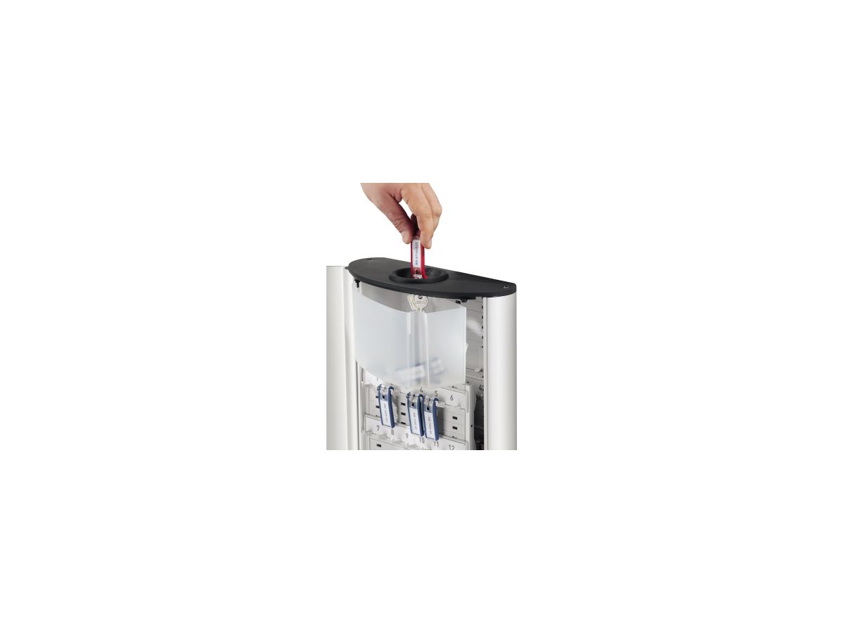 DURABLE Schlüsselschrank KEY BOX code 54 196823 metallic silber