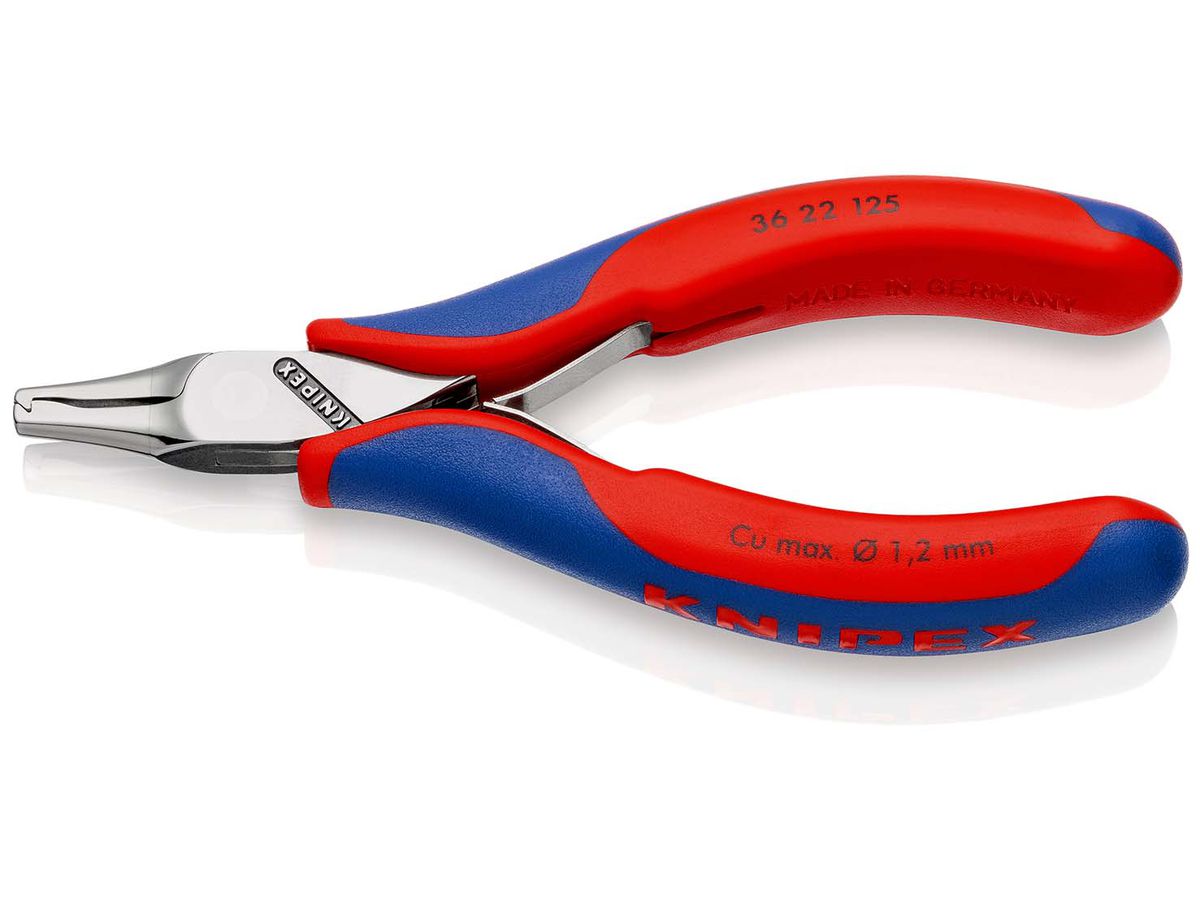 KNIPEX 36 22 125 Elektronik- Bestückungszange mit Mehrko. 125 mm