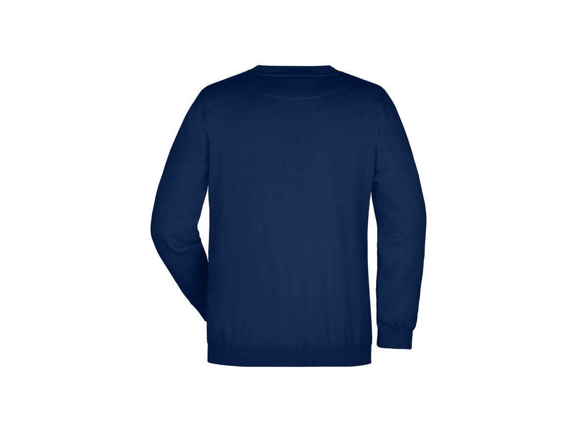 JN Round-Sweat Heavy JN040 80%BW/20%PES, navy, Größe S